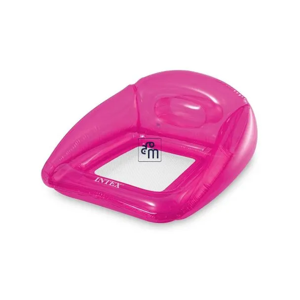 Intex 56802 Transparent Inflatable Lounges-Pink