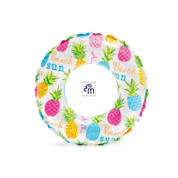 Intex 59230 Lively Print Swim Ring – Pineapples 