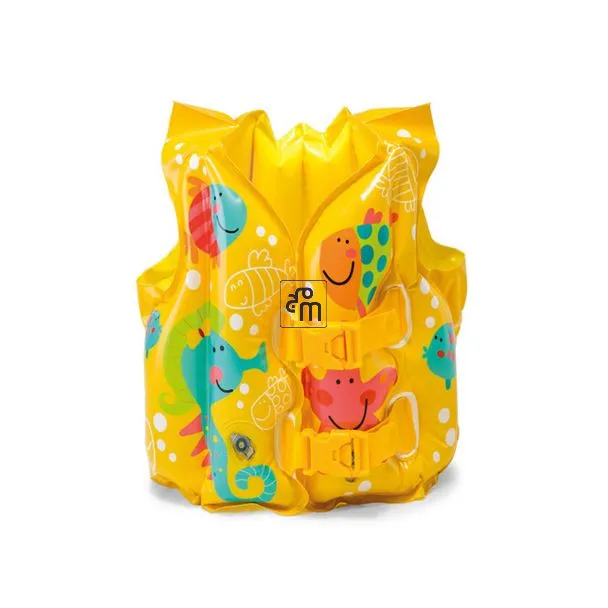 Intex 59661 Tropical Buddies Life Jacket – Inflatable Swim Vest for Toddlers