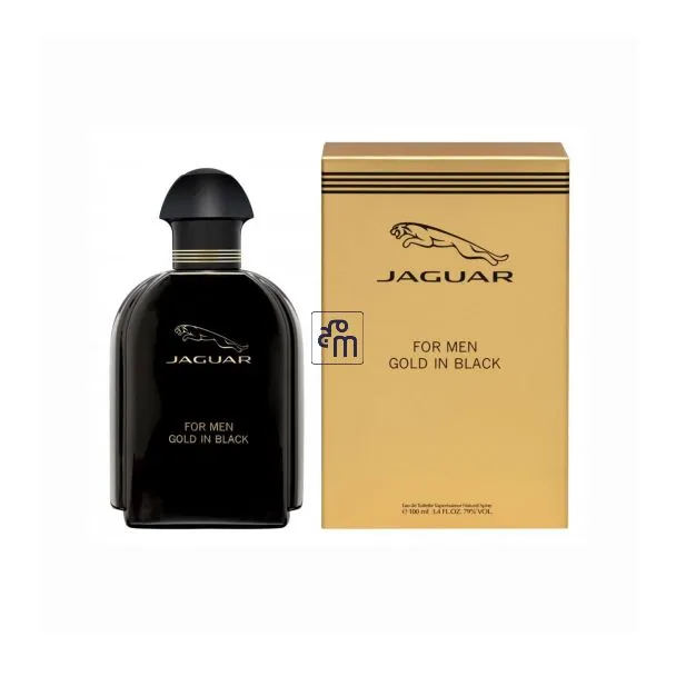 Jaguar Gold In Black Eau de Toilette for Men 100ml