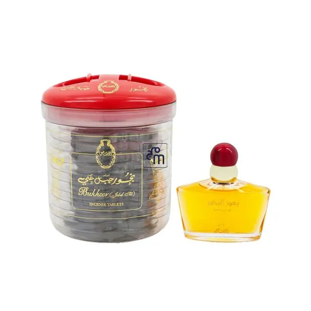 بخور رصاصي بعد البخور 200 جم + عطر بعد البخور 50 مل