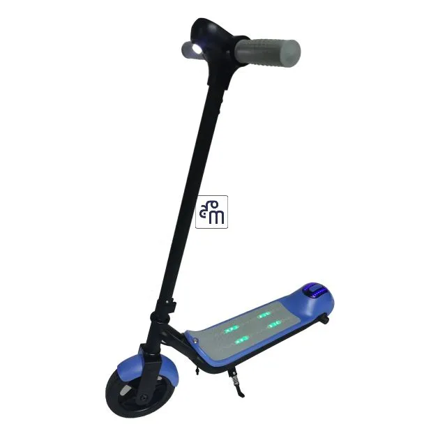 Electric Scooter for Kids (Ages 6–12) – Bluetooth, LED Display, 3 Speeds – E05-Blue