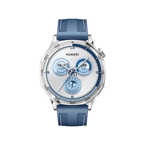 ساعة هواوي Watch GT 5 – مقاس 46مم – شاشة AMOLED 1.43 إنش – بطارية 14 يوم – مقاومة للماء 5ATM – سوار منسوج