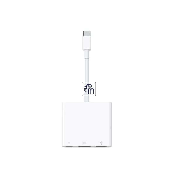 محول متعدد المنافذ USB-C – مع HDMI وUSB ومنفذ شحن