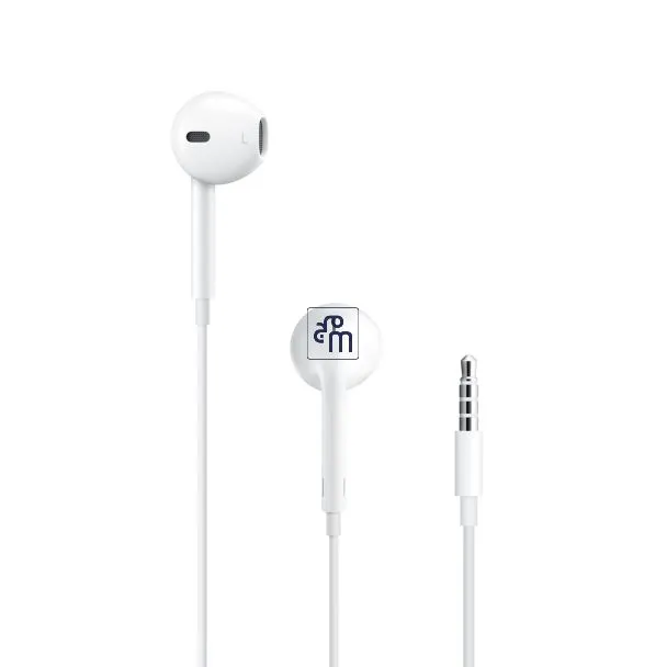 سماعة Apple EarPods – سلكية – بمنفذ 3.5 مم – صوت ستيريو