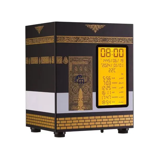 Kaaba Azan Watch SQ888 Max Islamic Prayer Clock With Azan Quran Speaker Multiple Language Support