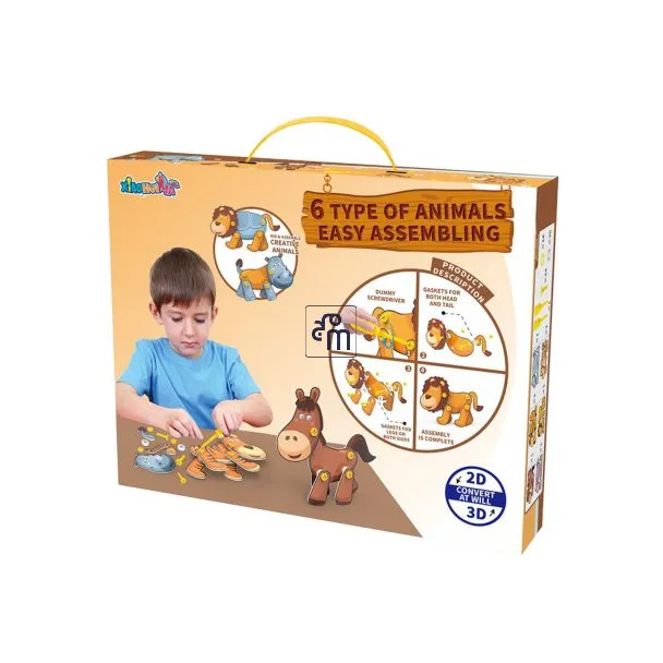 DIY Puzzle Set – Creative Construction Kit for Kids – XHM-2202A  