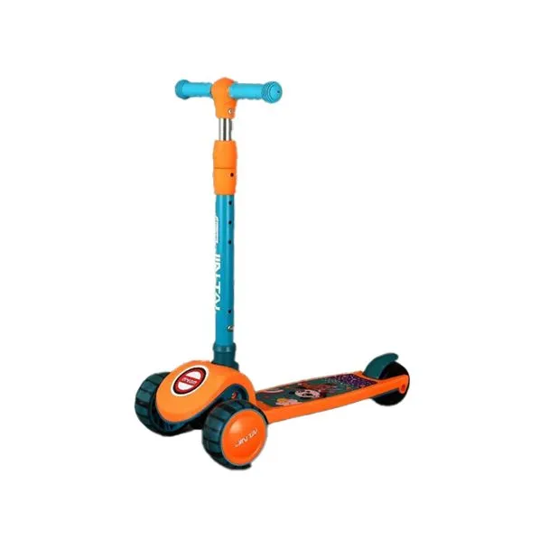 Kids Music & Light Scooter with One-Click Folding – Model JT-1166