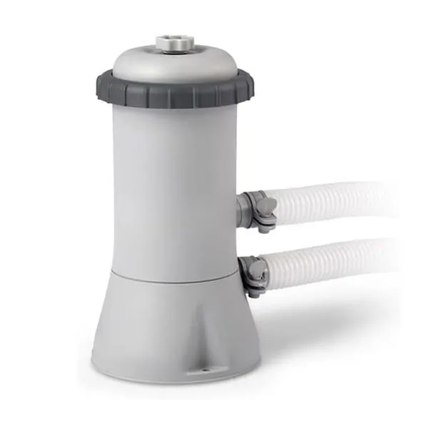 Intex 28604 Cartridge Filter Pump – 530 GPH Pool Water Circulation System