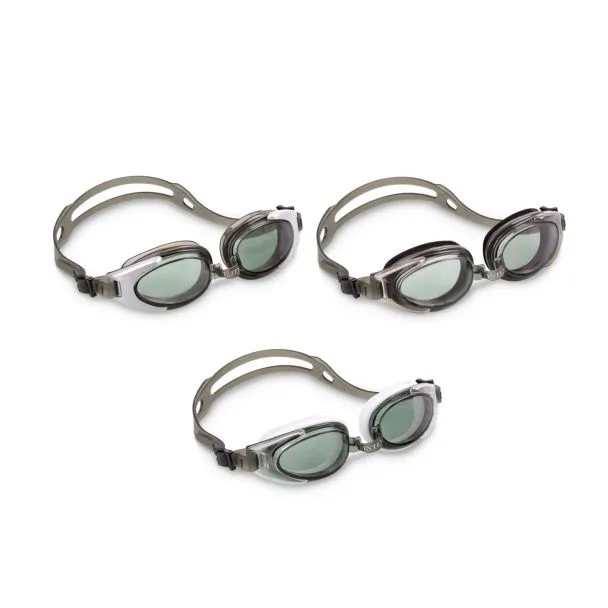 Intex 55685 Swimming Goggles – Age 14+, Silver Accent