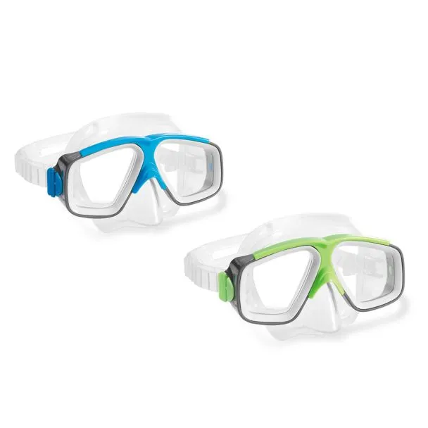 Intex 55975 Surf Rider Mask – Swimming Mask for Ages 8+, 2 Color Options