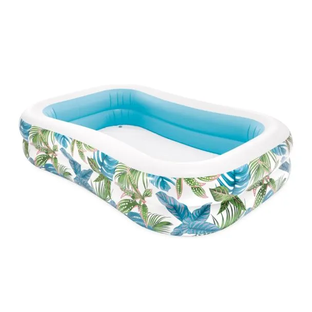 Intex 57177 Tropical Family Pool – 90" x 60" x 19" Inflatable