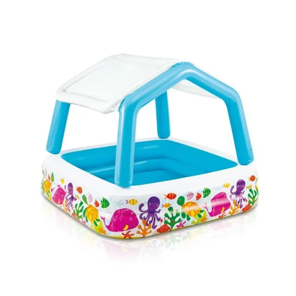Intex 57470 Sun Shade Inflatable Kiddie Pool 