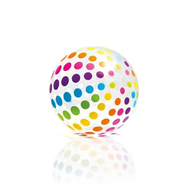 Intex 59065 Jumbo Inflatable Ball – Multi-Color Giant Pool Toy for Kids