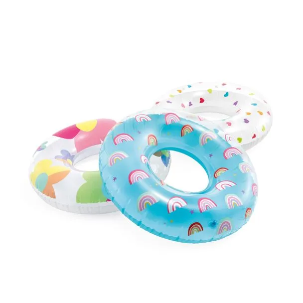 Intex 59259 Magic Tubes – 32" Inflatable Pool Rings, Assorted