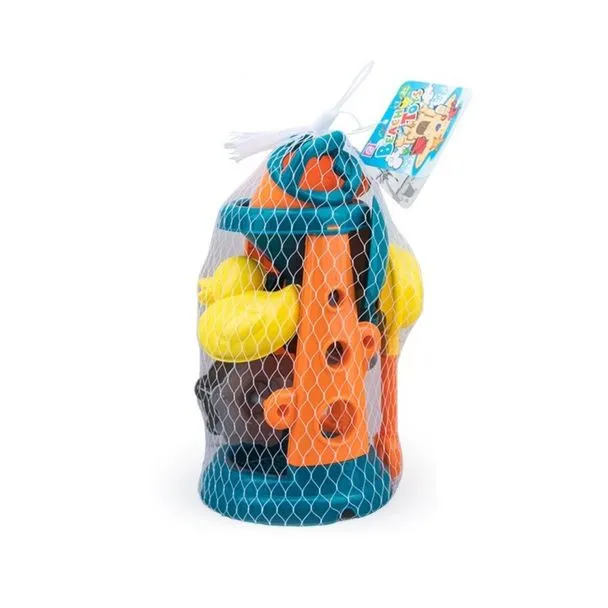 8pcs Beach Toy Set – Sand Shovel, Shape Molds & Watering Can – C378  