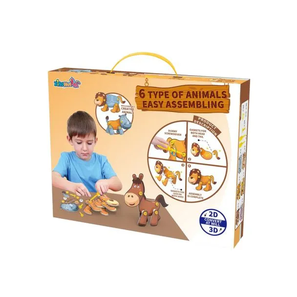 DIY Puzzle Set – Creative Construction Kit for Kids – XHM-2202A  