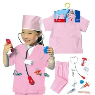 Hospital Role Play Costume Set for Girls – Pretend Medical Dress-Up for Kids in Qatar – SKU 0968-1