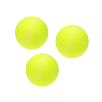 Rubber Lightweight Tennis Balls – 3pcs – 25055-6  