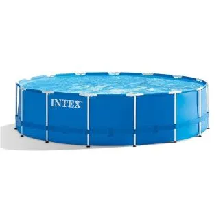 Intex 28242 Metal Frame Pool Set – 457cm x 122cm Durable Family Pool