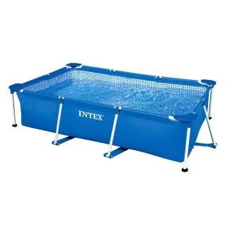 Intex 28271 Small Frame Pool 2.6M x 1.6M x 0.65M – Compact Family Pool
