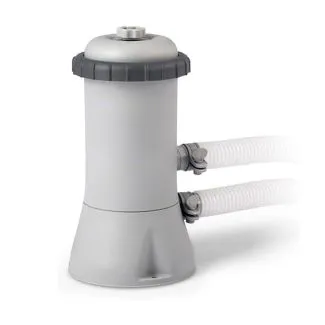 Intex 28604 Cartridge Filter Pump – 530 GPH Pool Water Circulation System