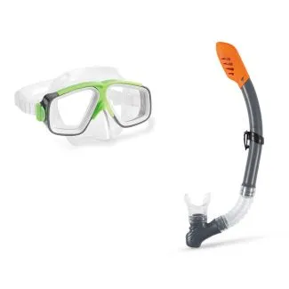 Intex 55949 Surf Rider Swim Set – Snorkel & Goggles Combo for Kids