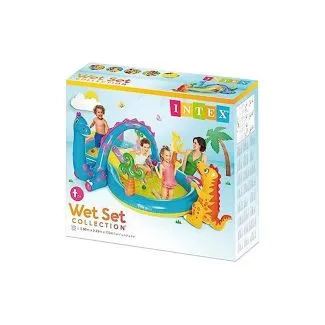 Intex 57135 Dinoland Inflatable Play Center with Slide