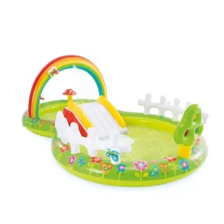 Intex 57154 My Garden Play Center – Inflatable Backyard Activity Zone for Kids