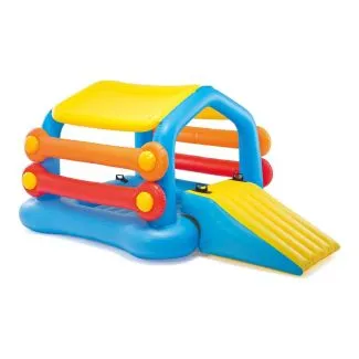 Intex 58294 Inflatable Island Playhouse with Slide – Fun Pool Float for Kids