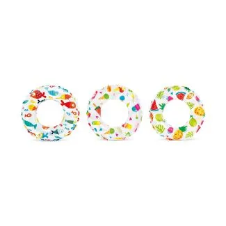 Intex 59241 24" Lively Print Swim Ring