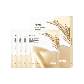 Anua Rice 70 + Ceramide Glow Collagen Mask (38g)