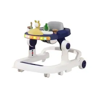 3-in-1 Baby Walker with Music – Adjustable, Safe for 6–18 Months – 8808