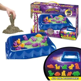 Summer Beach Sand Toy Set – Magic Space Sand & DIY Molds – 882-36  