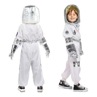 Kids Astronaut Costume – Spaceman Spacesuit Dress-Up for Boys & Girls (Ages 3-10) – SKU 09101