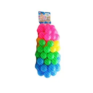 Colorful Plastic Balls – 6cm – 100pcs – 060-1  