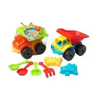Dump Truck Beach Toy Set – 8pcs Sand Play Set for Kids – 918  