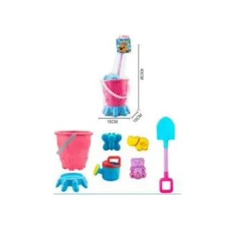 7pcs Beach Bucket Toy Set – Sand Play Tools for Kids – C422  