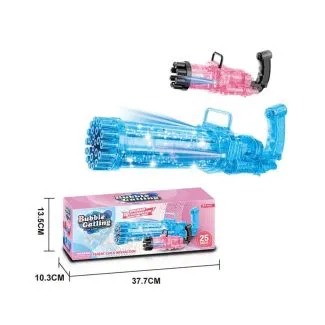 Bubble Gatling Set – 25-Hole Large & 8-Hole Mini Bubble Guns – KB1132