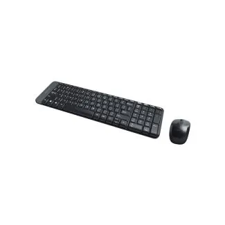 Logitech MK220 Wireless Keyboard Mouse English Black