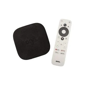 Onn Android TV 4K UHD Streaming Device Voice Remote HDMI Cable