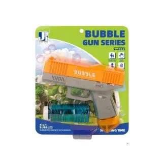 2-in-1 Automatic Bubble Water Gun – 6-Hole Summer Toy – P81768A
