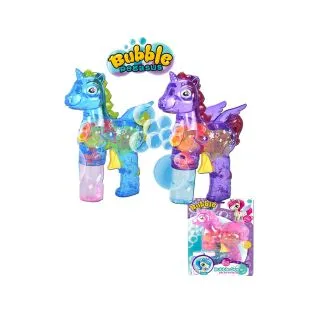 LED Light-Up Bubble Gun Toy for Kids – P8828D