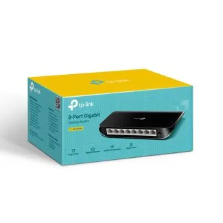TP Link 8 Port Gigabit Switch High Speed LAN Hub