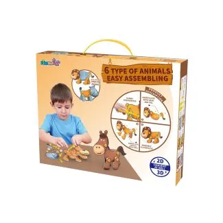 DIY Puzzle Set – Creative Construction Kit for Kids – XHM-2202A  